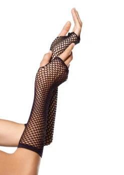 LEG AVENUE FishNet Fingerless Gloves