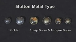 7 Seas Custom Pirate Coat -Rico Shop ButtonMetal