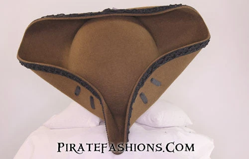 Able Sea Men Tricorne Pirate Hat 7 Able Sea Men Tricorne Pirate Hat - Image 7