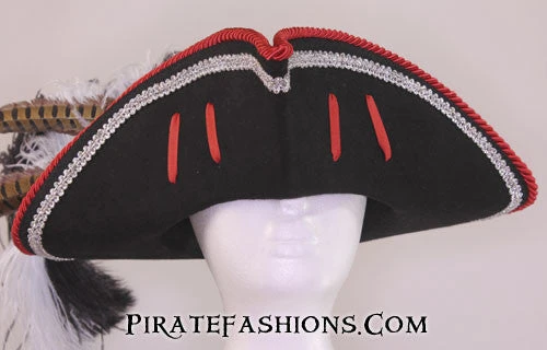 Able Sea Men Tricorne Pirate Hat 8 Able Sea Men Tricorne Pirate Hat - Image 8