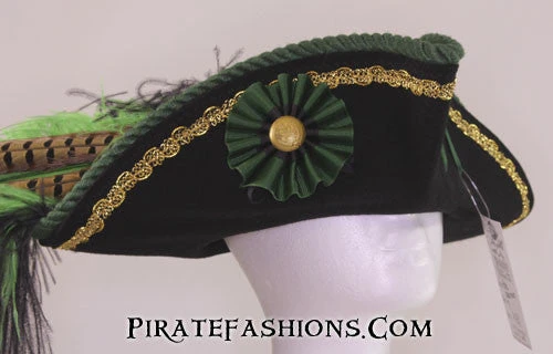 Able Sea Men Tricorne Pirate Hat 9 Able Sea Men Tricorne Pirate Hat - Image 9