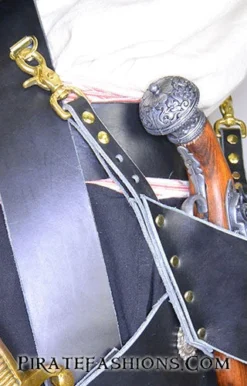 Leather Pirate Baldric Holster -Rico Shop baldric Holster3