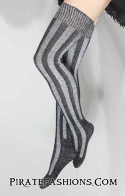 Vertical Socks -Rico Shop bk white vertsocks