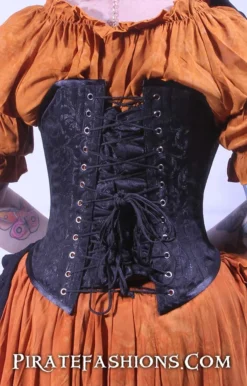 Pirate Princess Corset -Rico Shop black princess corset2