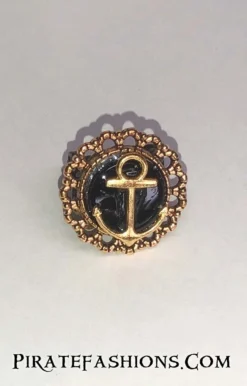 Pirate Queen Ring -Rico Shop blckgoldanchor