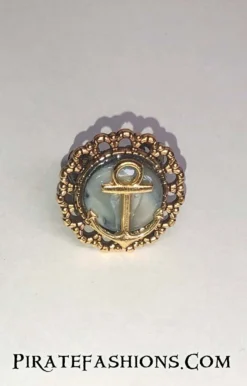 Pirate Queen Ring -Rico Shop bluegoldanchor