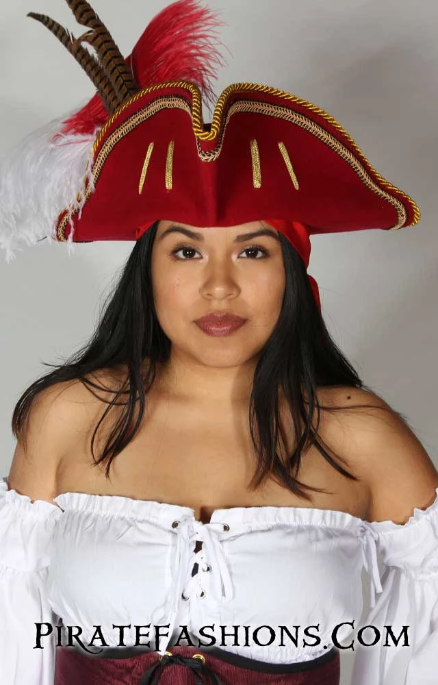 Bosun Pirate Tricorn Hat 4 Bosun Pirate Tricorn Hat - Image 4