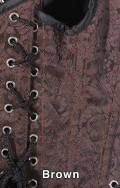 Buxom Bodice -Rico Shop brown