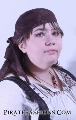Lady Pirate Bandana -Rico Shop brown lady bandana
