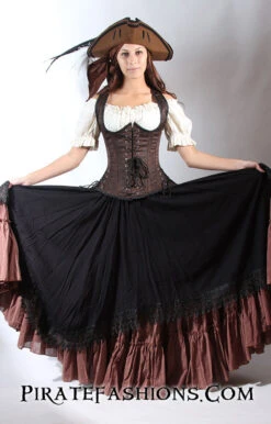Duchess Skirt -Rico Shop brown duchess