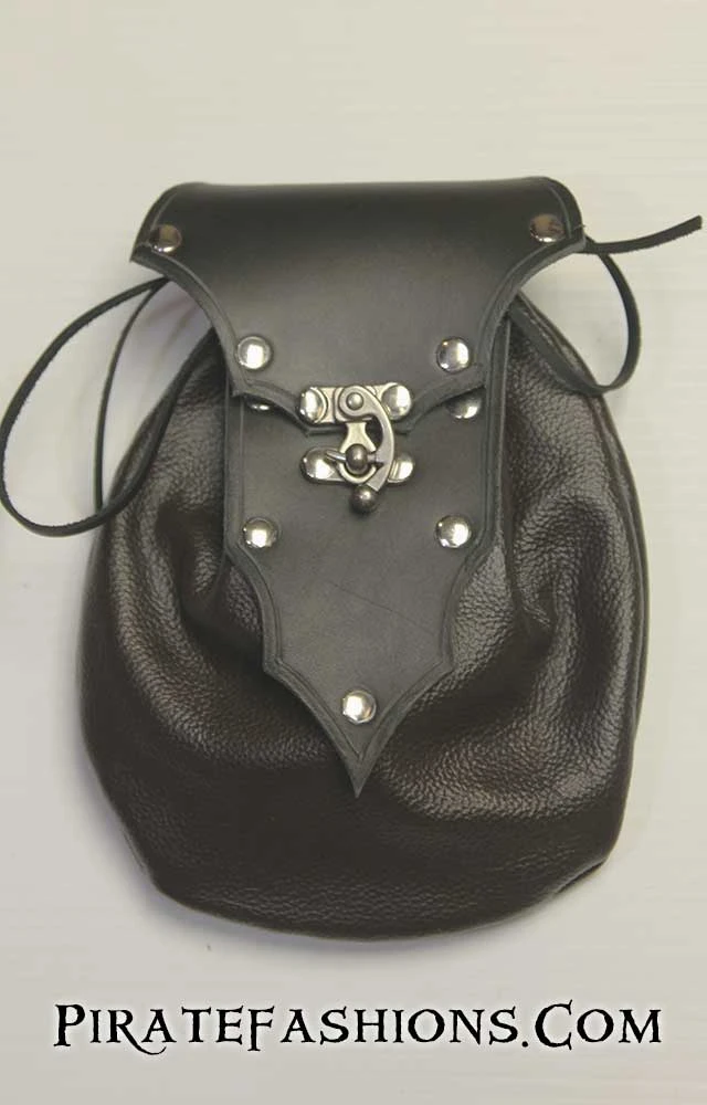 Pirate Leather Belt Pouch 1 Pirate Leather Belt Pouch