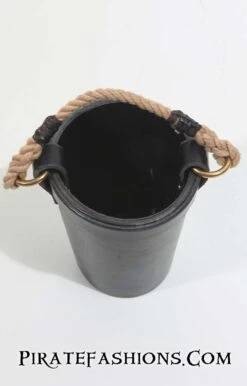 Ship's Leather Bucket -Rico Shop bucket3
