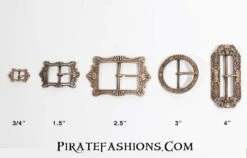 Period Pirate Buckles