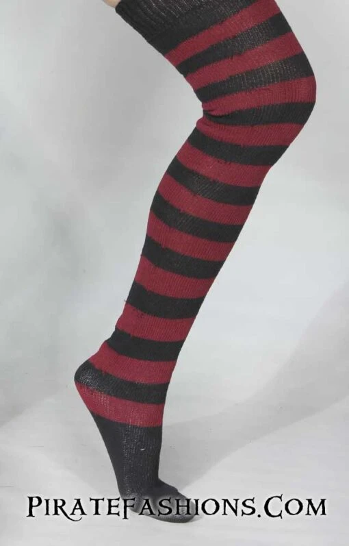 Striped Pirate Knee Socks - Image 11