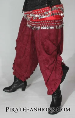 Bolero Pants -Rico Shop burgundy bolero