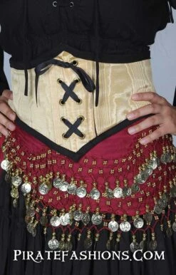 Sea Wench Hip Scarf -Rico Shop burgundy swhs