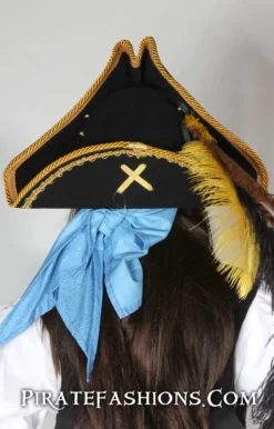 Pirate Captains Tricorn Hat -Rico Shop captain4