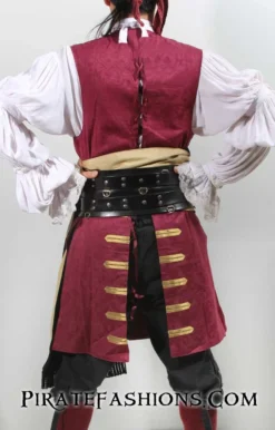 Court Pirate Waistcoat -Rico Shop cpwcbr2