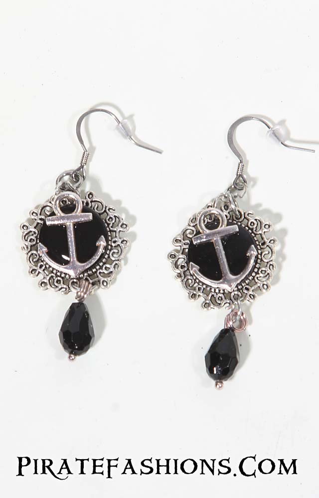 Front Page -Rico Shop earring black silver 1