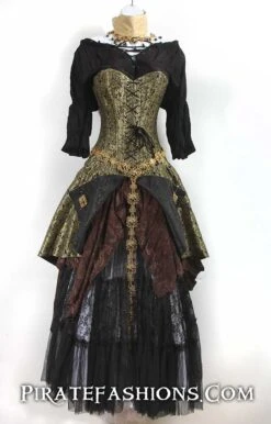 Corset Dress -Rico Shop gold corsetdress