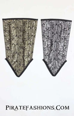 Extra Panel For Reversible Panel Corset -Rico Shop gold silver panel