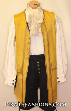 Commodore Waistcoat -Rico Shop golden waistcoat2