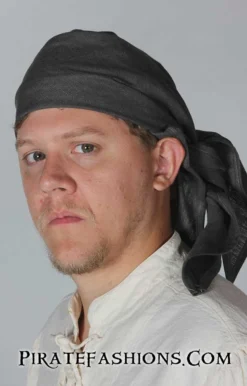 Solid Linen Pirate Bandana -Rico Shop gray linenb 6f4ff1b1 9ec5 4da9 8cf1 061c9b342e0b