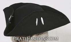 Landsmen Tricorn Pirate Hat -Rico Shop hat col s