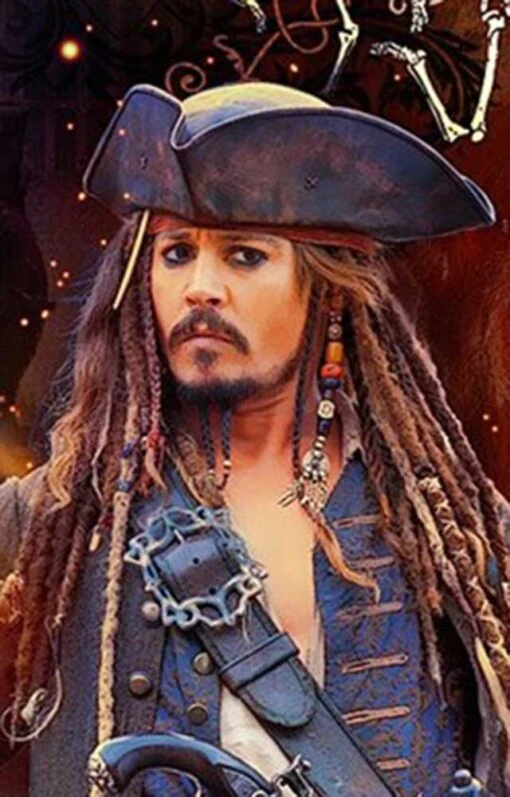 Jack Sparrow Tricorn Hat - Image 2