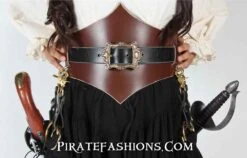 Leather Waist Cincher -Rico Shop leather cincher2