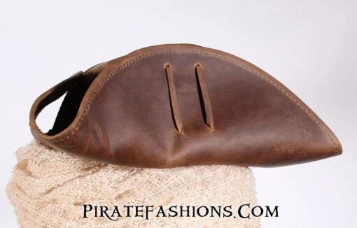 Leather Tricorn Hat - Image 6