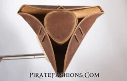 Leather Tricorn Hat -Rico Shop leather tricorn2