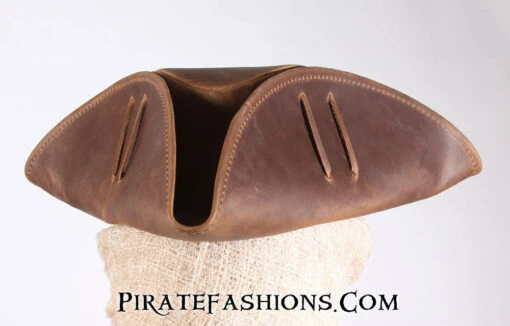 Leather Tricorn Hat - Image 4