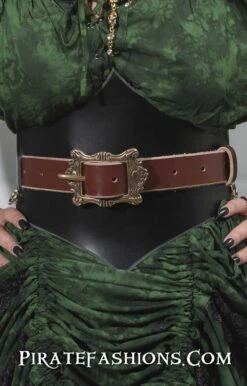 Leather Waist Cincher -Rico Shop leatherwaistchingerbrbk