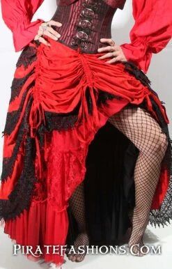 Luscious Lacy Lady Skirt -Rico Shop lll skirtred