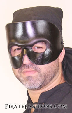 Roberts's Pirate Leather Masquerade Mask