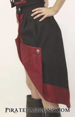 Military Turn Up Skirt -Rico Shop milTUskirt5