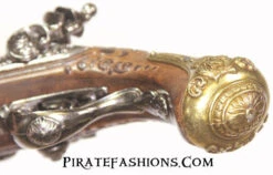 Double Barrel Napoleonic Flintlock(Non-Firing Replica) -Rico Shop nap pistol5