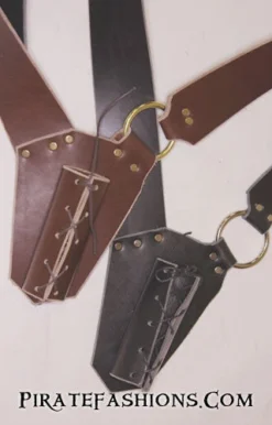 Leather Navy Baldric -Rico Shop navybaldric