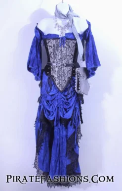 Extra Panel For Reversible Panel Corset -Rico Shop panel corser blue