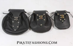 Pirate Leather Belt Pouch 7 Pirate Leather Belt Pouch -Rico Shop pouches