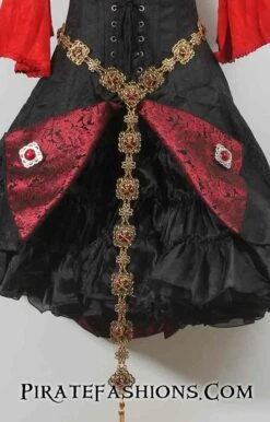 Pirate Queen Jeweled Belt -Rico Shop queen belt2