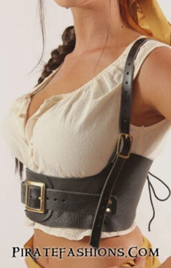 Leather Raider Bodice -Rico Shop raider bodicem
