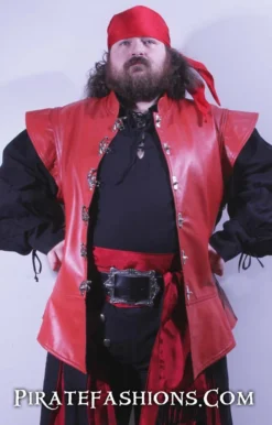 Leather Buccaneer Jerkin -Rico Shop red jerkin 5bc14213 7019 4155 aad0 e6800104ecd3