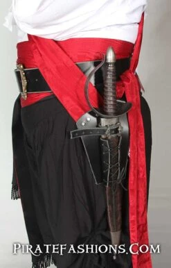 Buccaneer Fabric Baldric -Rico Shop red fabric baldric