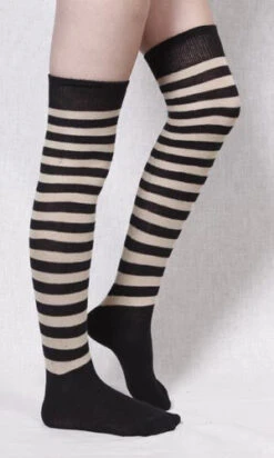 Striped Pirate Knee Socks -Rico Shop s socks wb