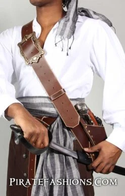 Sea Rover Leather Pirate Baldric