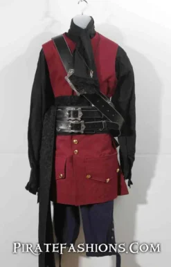 Sea Wolf Waistcoat 16 Sea Wolf Waistcoat -Rico Shop seawolf burgundy