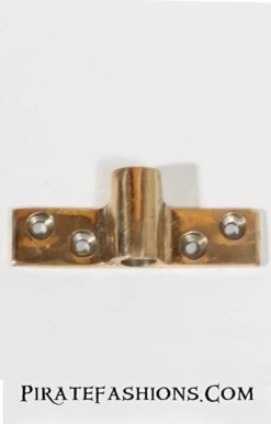 Side Brass Oarlock Mounting Bracket