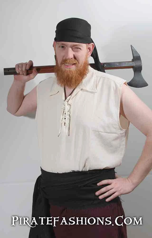 Sleeveless Pirate Shirt 1 Sleeveless Pirate Shirt